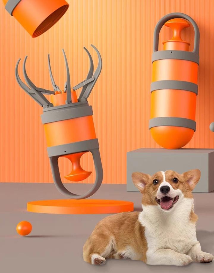 Recogedor De Residuos Para Mascotas Naranja